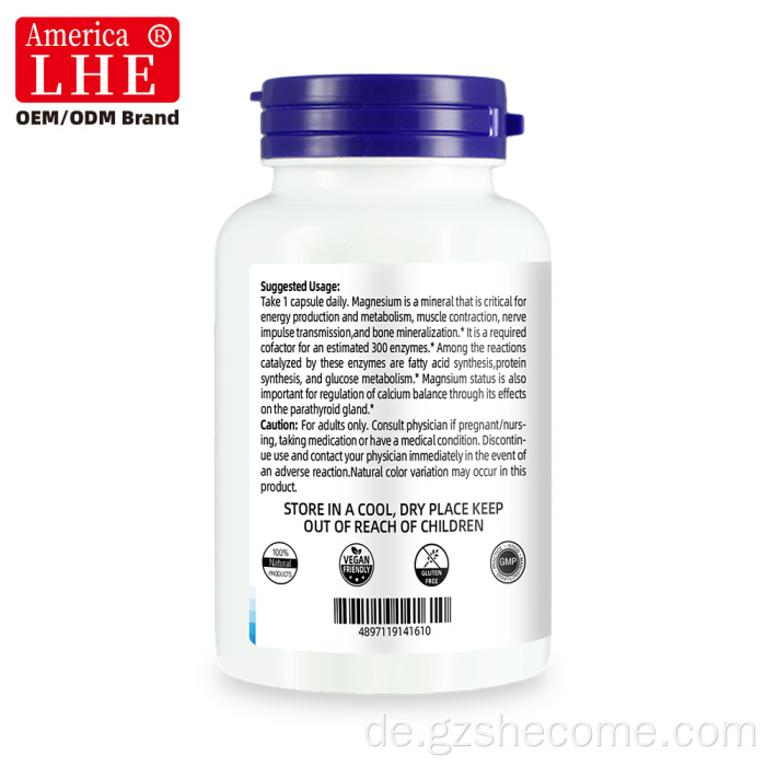 Shecome Triple Magnesium Complex Extract unterstützt die Gelenke